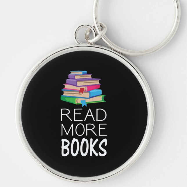 Books - Read More Books Key Ring (Front)