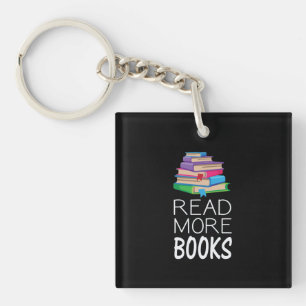 Books - Read More Books Key Ring