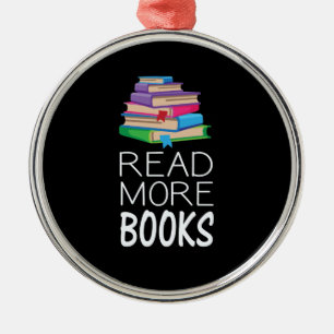 Books - Read More Books Metal Tree Decoration