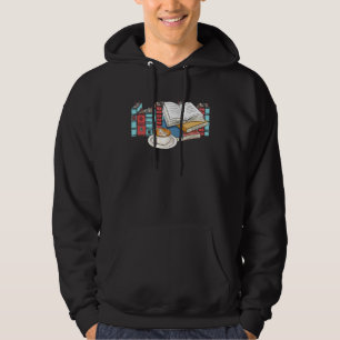 Books Reading Literature Library Bookworm Hoodie