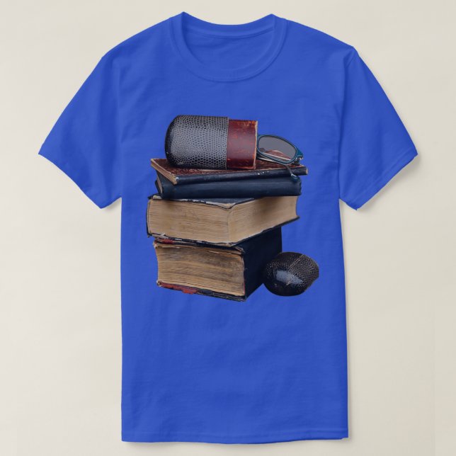 books reading vintage books 1 T-Shirt (Design Front)