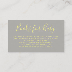 Books Request   Baby Shower Invitation Insert