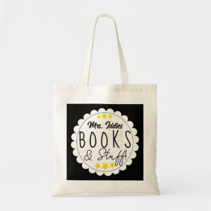 books, stationery bag hashtag teacher fashion
