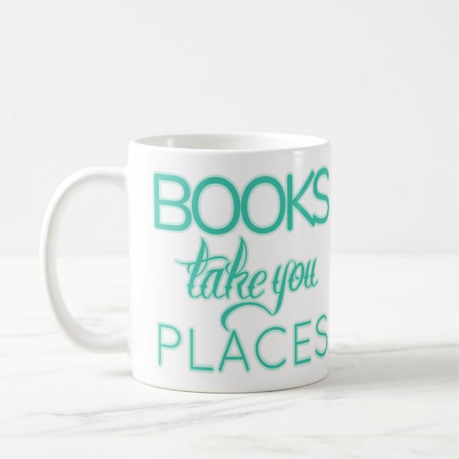 Books Take You Places Mug (Left)