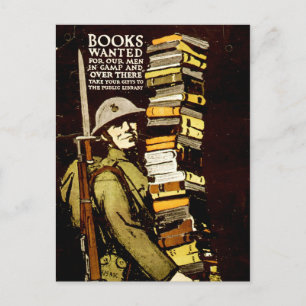 Books Wanted Postcard
