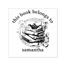 Books with Genie Lamp This Book Belongs to