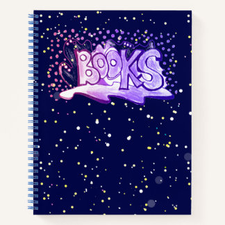 Books word lettering drawing reading Spiral