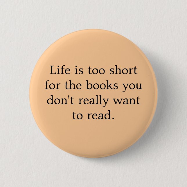 Books You Don't Want to Read pin (Front)