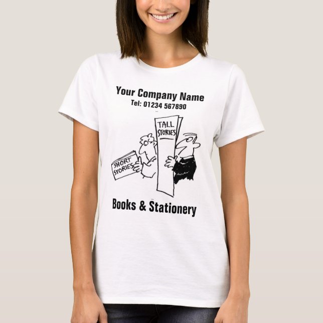 Bookseller & Stationers Books and Stationery T-Shirt (Front)