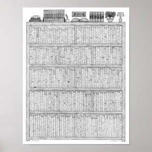 Bookshelf #8 poster