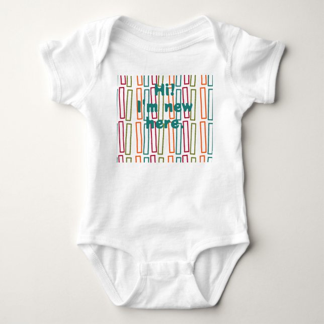Bookshelf  baby bodysuit (Front)