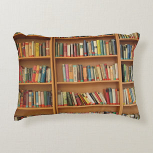 Bookshelf background decorative cushion
