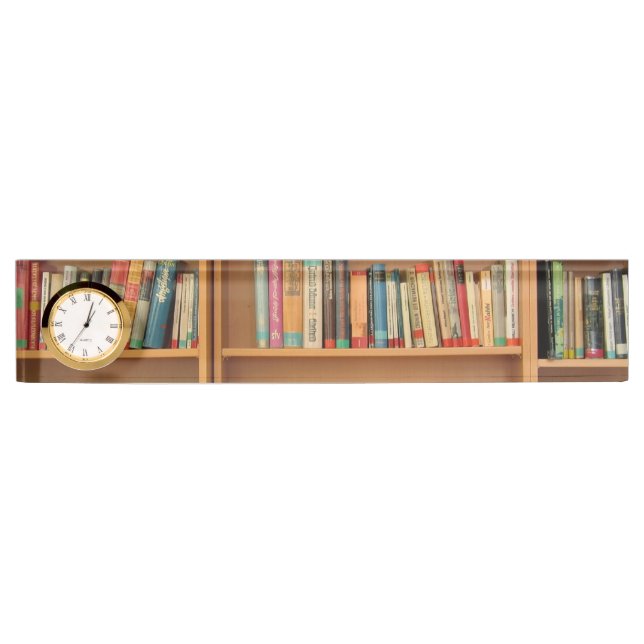 Bookshelf background nameplate (Front)