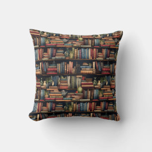 Bookshelf Books Cushion