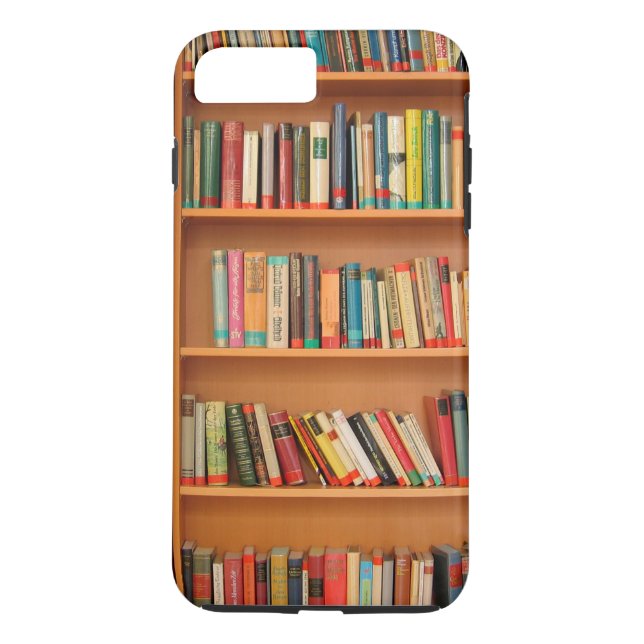 Bookshelf Books Library Bookworm Reading Case-Mate iPhone Case (Back)