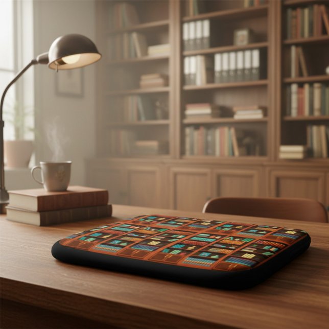 Bookshelf Illustration Electronics Bag (Creator Uploaded)