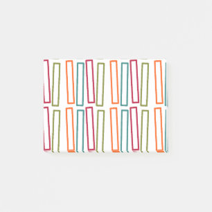 Bookshelf post-it notes