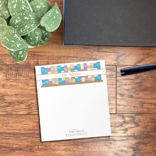 Bookshelf School Librarian Personalised Notepad