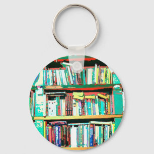 Bookshelves Key Ring