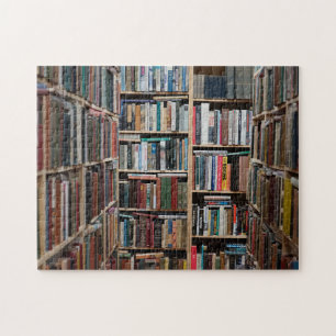 Bookstore Bookshelves in New Hampshire Jigsaw Puzzle
