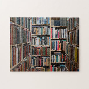 Bookstore Bookshelves in New Hampshire Jigsaw Puzzle