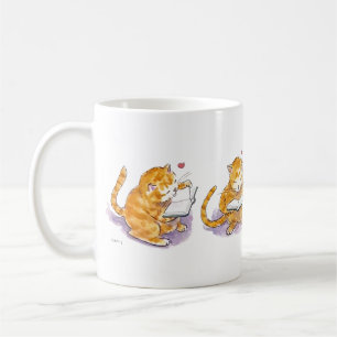 Bookstore Cat mug