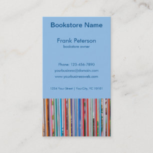 bookstore unique business card
