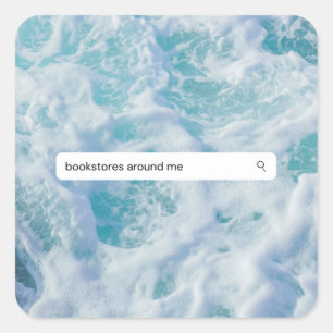 bookstores near me square sticker