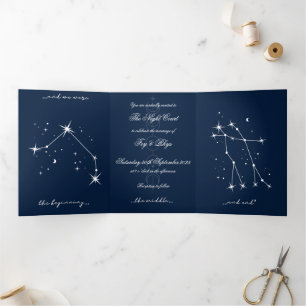  BookTok Romantacy Wedding Invite - Aries/Gemini