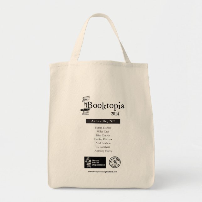 Booktopia 2014 - Asheville NC Tote Bag (Front)