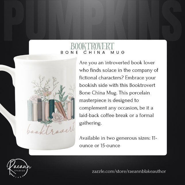 Booktrovert Bone China Mug (Creator Uploaded)