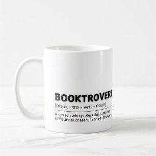 Booktrovert: Fiction Over Reality Mug