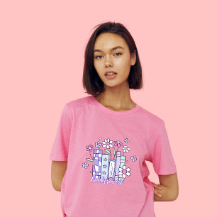 Booktrovert Floral T-Shirt – Cute Pastel Book Love