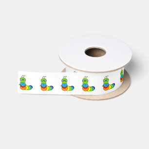 Bookworm 1.5 Inches Satin Ribbon