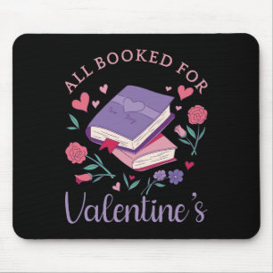Bookworm - All Booked For Valentine's II Mouse Mat