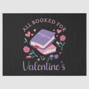 Bookworm - All Booked For Valentine's II Tissue Paper