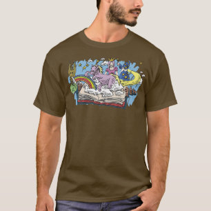 Bookworm Avid ReaderFairy Tale Fantasy Book Readin T-Shirt