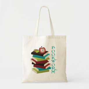Bookworm Book Lover Tote Bag