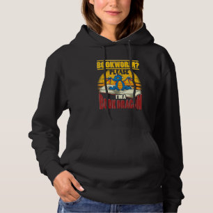 Bookworm Book Reading Fantasy Cute Book Dragon Hoodie