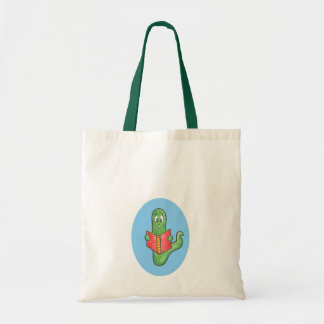 Bookworm book tote bag