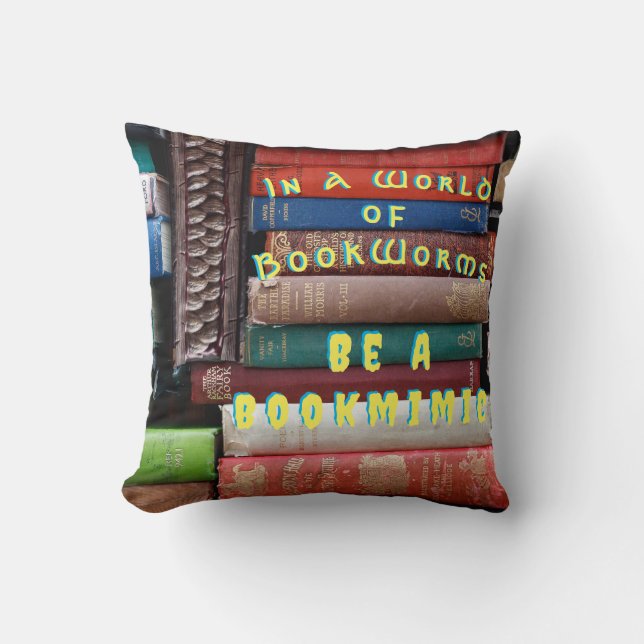 Bookworm Bookmimic Cushion (Front)