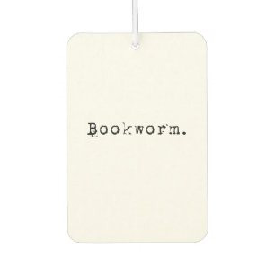Bookworm Car Air Freshener