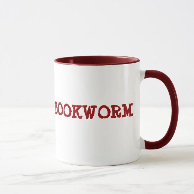 BOOKWORM Ceramic Mug (Right)