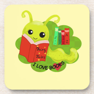 bookworm coaster