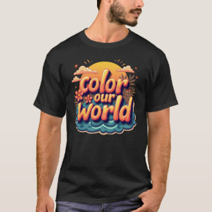 Bookworm Colour Our World Summer Reading T-Shirt