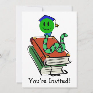 Bookworm Design Any Occasion Invitation