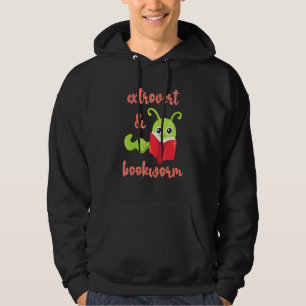 Bookworm Extrovert - Fun Book Reading 2 Hoodie