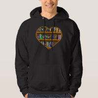 Bookworm Heart Book Lover Book Nerd Lover  Reading
