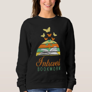 Bookworm Introvert Book Reading Sweatshirt