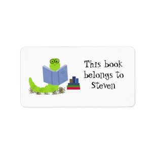 Bookworm Label